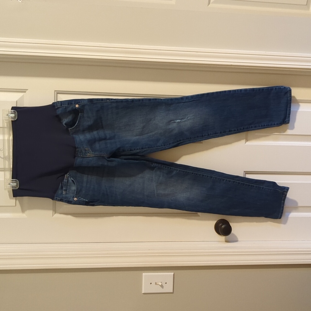 Old Navy maternity jeans full panel size 12